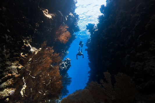 Blue Scuba Cave