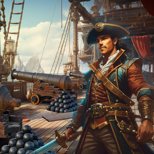 Pirate with Cannons