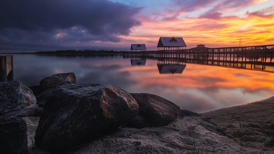 Purple Pier Sunset