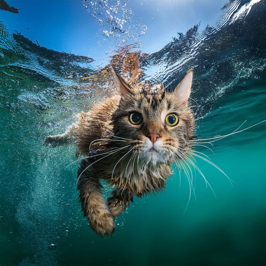 Underwater Kitty Cat