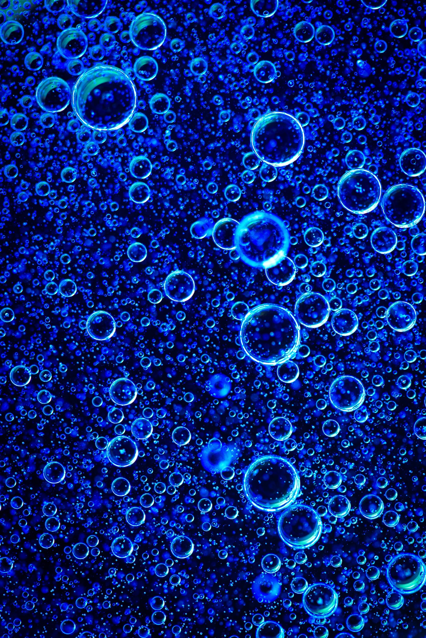 Blue Bubble Wall